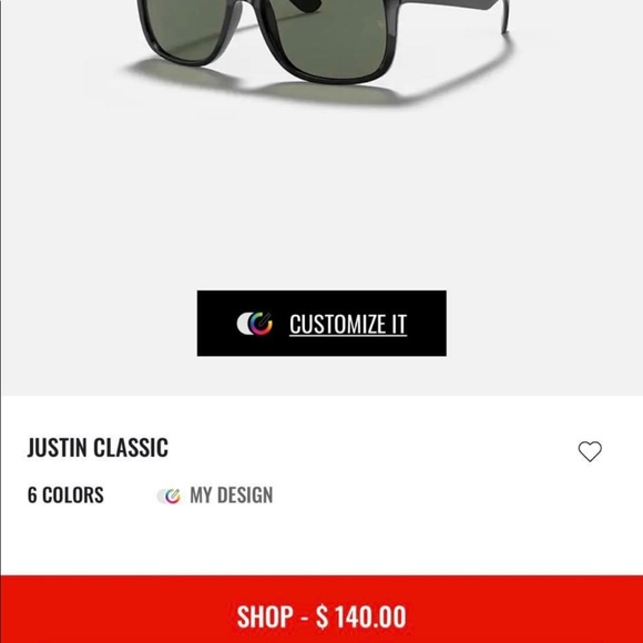 RayBans—Justin style.